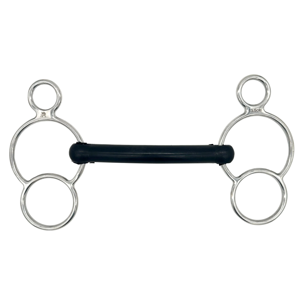 BOCADO HARD RUBBER MULLEN TWO RING 135