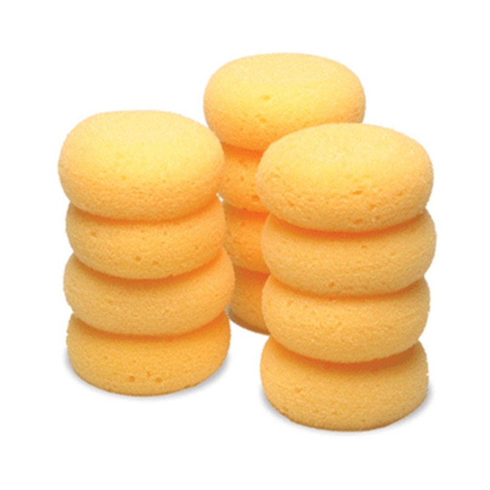 JACKS ROUND TACK SPONGES (ESPONJAS REDONDAS PAQUETE CON 12)