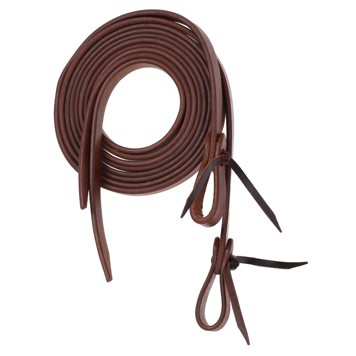SHOWMAN OILED HARNESS COW LEATHER SPLIT REINS (RIENDAS DE PIEL HARNESS)