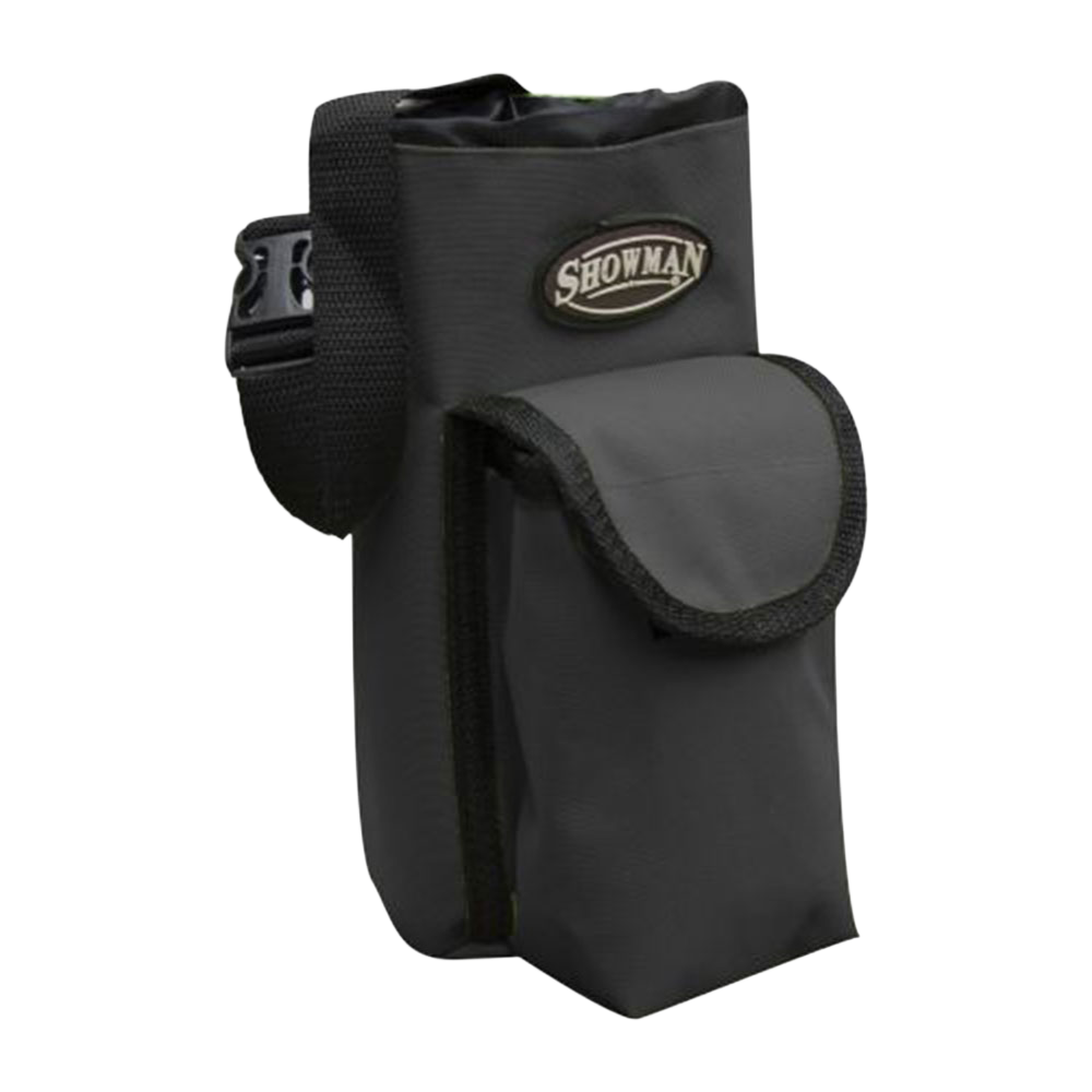 SHOWMAN ALFORJA PORTA BOTELLAS CON BOLSILLOS - NEGRO