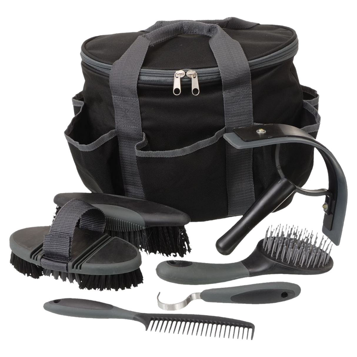 TOUGH 1 SET DE CEPILLOS GREAT GRIPS DE 6 PIEZAS CON BOLSA