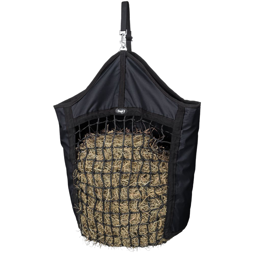 TOUGH 1 BOLSA DE NYLON PARA ZACATE CON FRENTE DE RED (NEGRO)