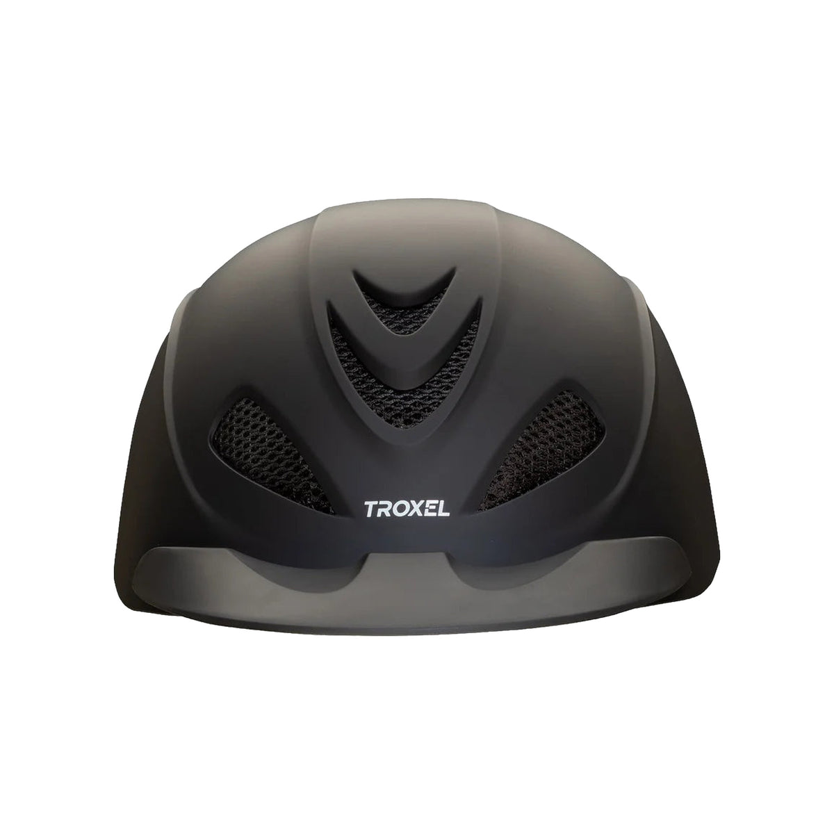 Casco de equitación Troxel Liberty negro Duratec, vista frontal
