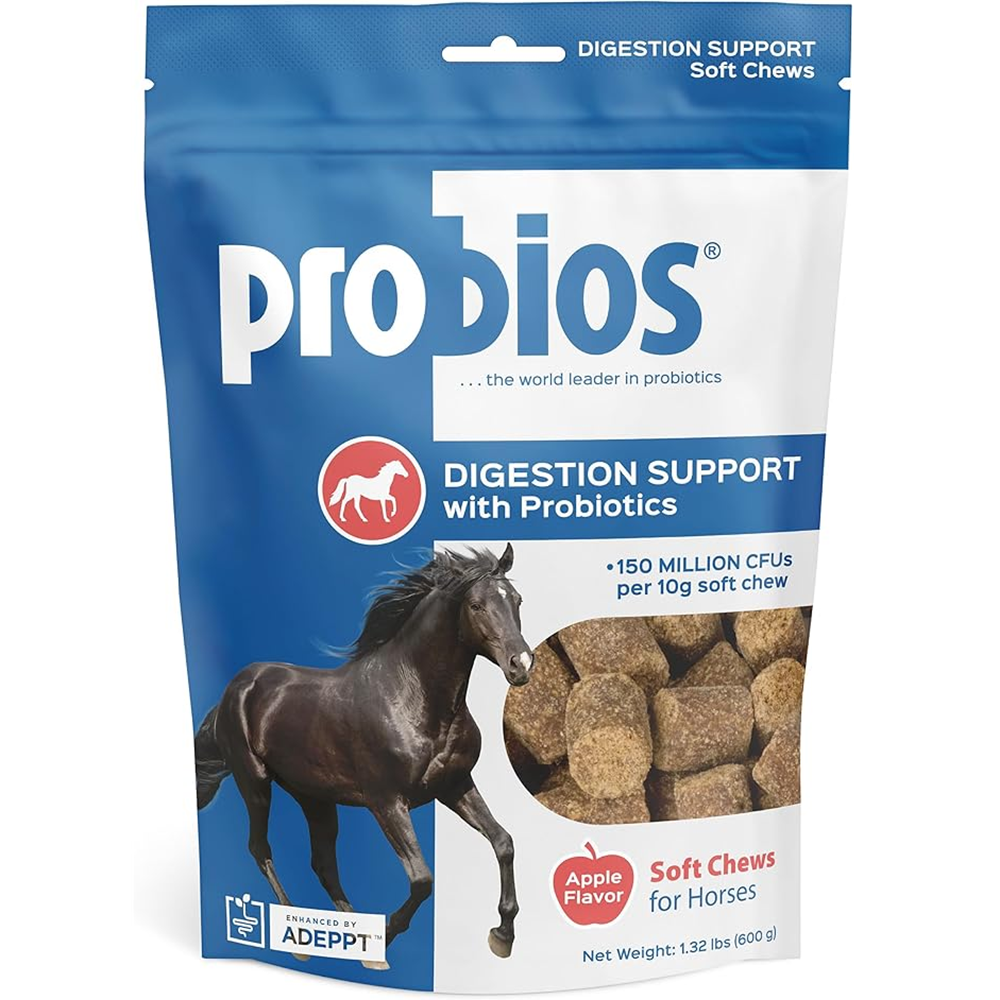 PROBIOS SOFT CHEWS PREMIOS P/SOPORTE DIGESTIVO P/CABALLOS 600 GRMS