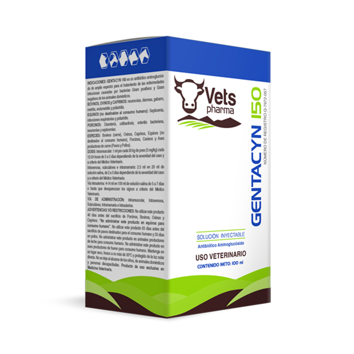 GENTACYN 150 (SULFATO DE GENTAMICINA 150 mg/ml)