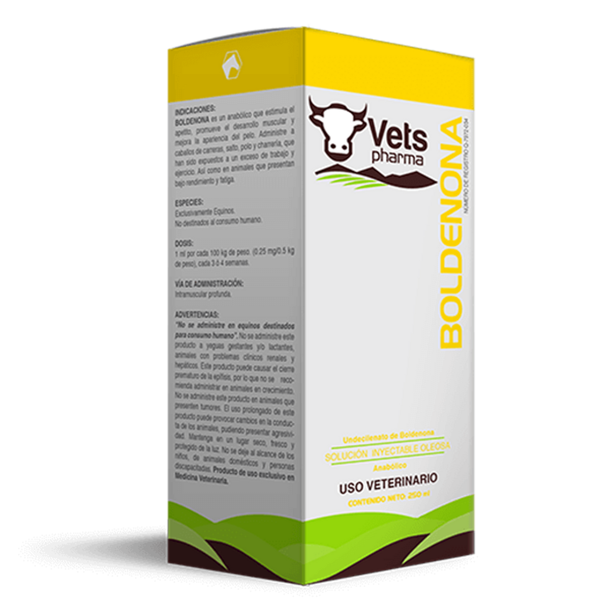 BOLDENONA (UNDECILENATO DE BOLDENONA 50 mg/ml) (GPO 1)