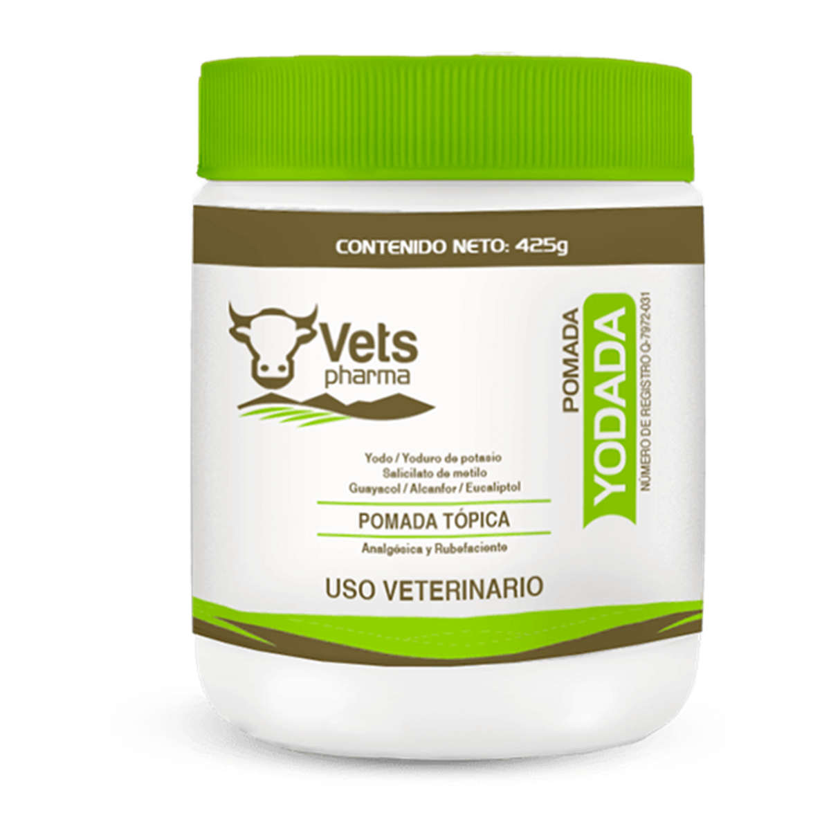 POMADA YODADA 425 GRAMOS (VETSPHARMA)