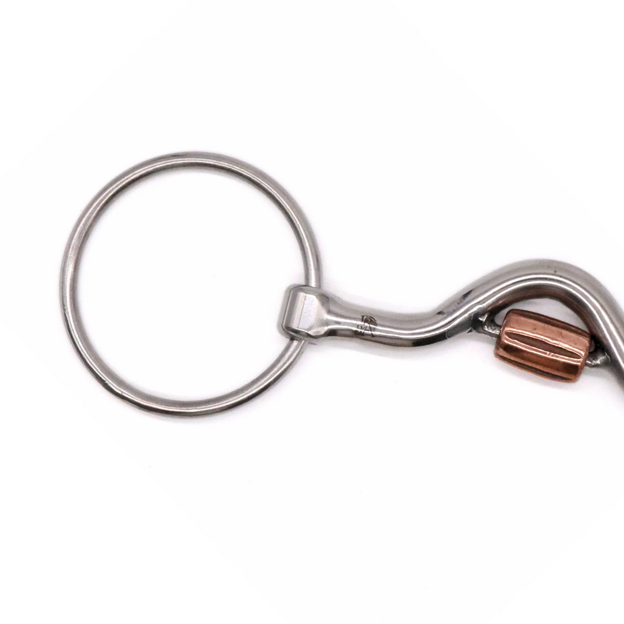 BOCADO MEDIUM PORT WITH CRICKET ROLLER LOOSE RING 125