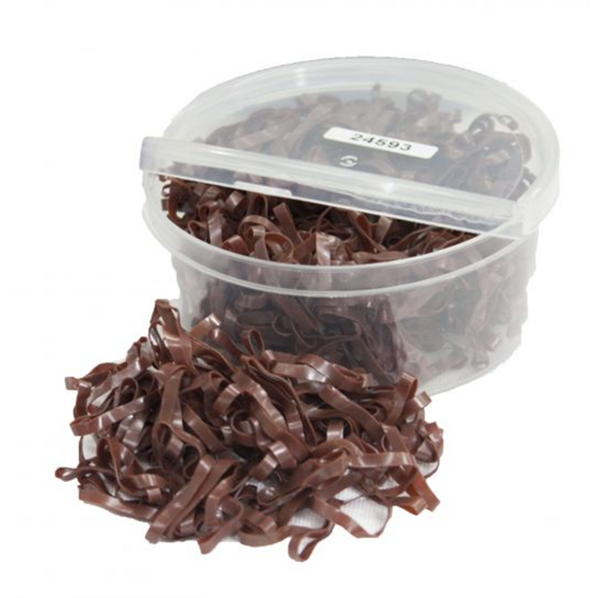 SHOWMAN LIGAS DE SILICON PARA TRENZAR CRINES Y COLA CON 450 LIGAS