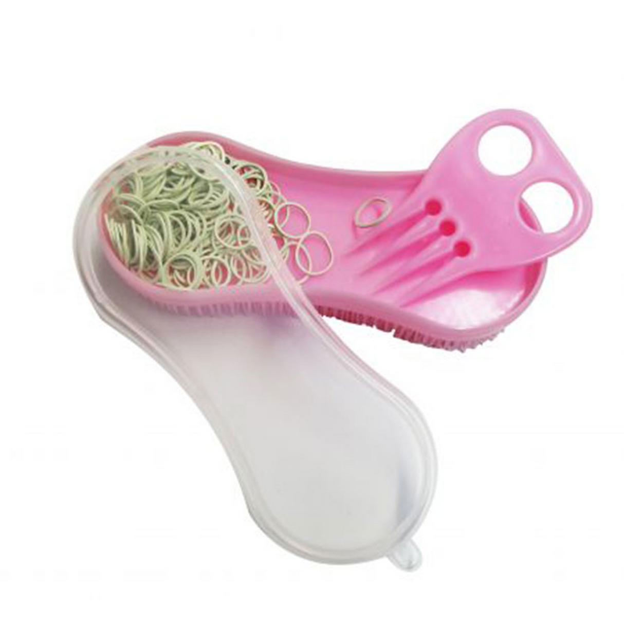 SHOWMAN KIT DE CEPILLO DE CERDAS DURAS, LIGAS Y PEINE