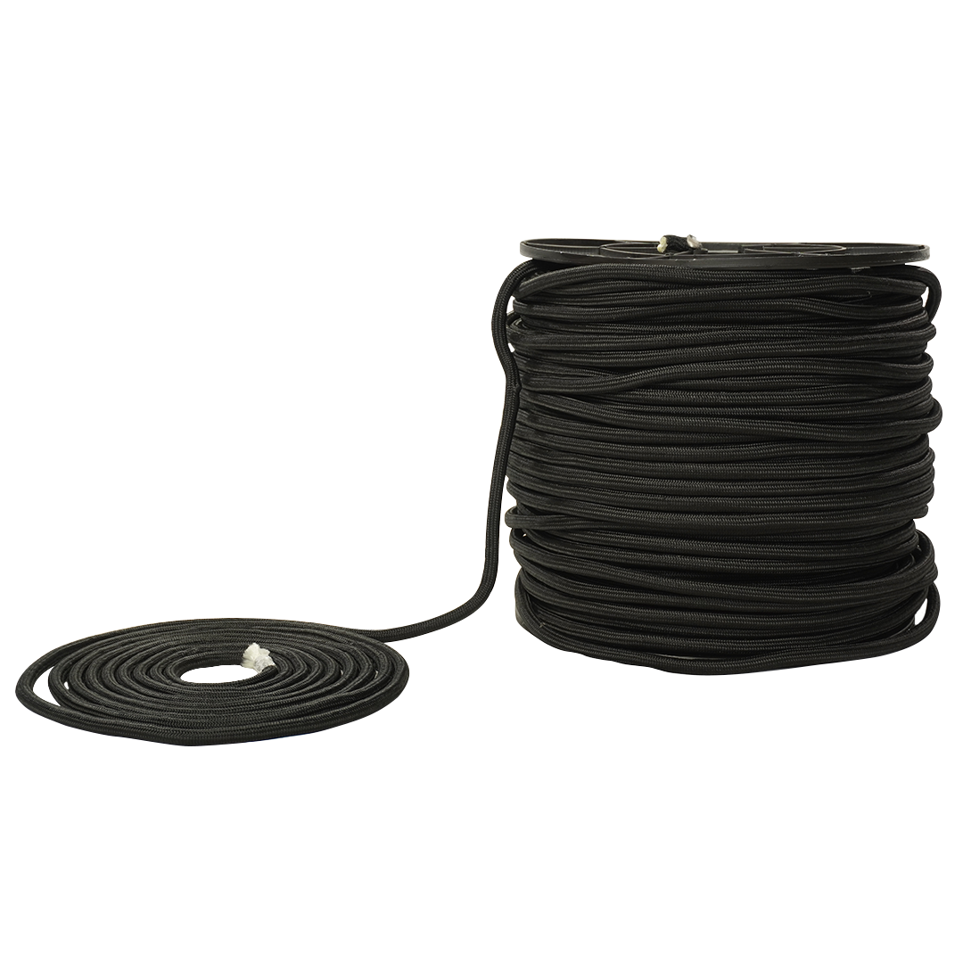 SOGA TRENZADA DIAMANTE SUAVE ELVONTEK 3/8 NEGRA (10 KILOS)