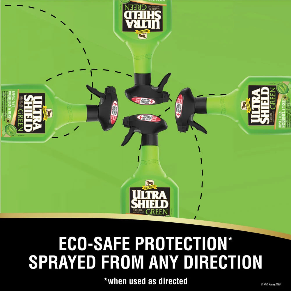 UltraShield Green permite rociar desde cualquier ángulo con protección eco-segura