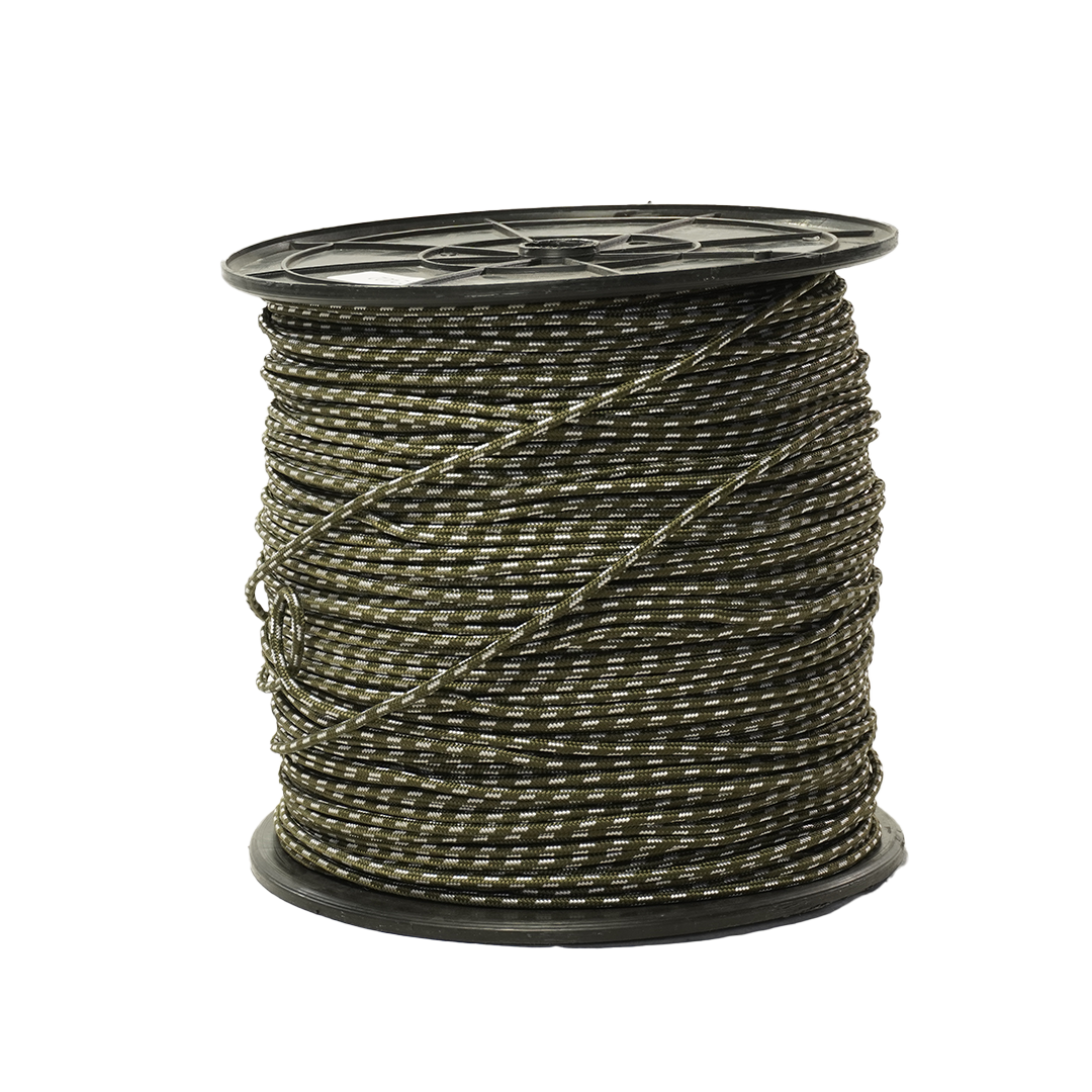 SOGA TRENZADA DIAMANTE JARCIMEX CAL 5 MM - 3/16 CAFE/BLANCO (10 KILOS)