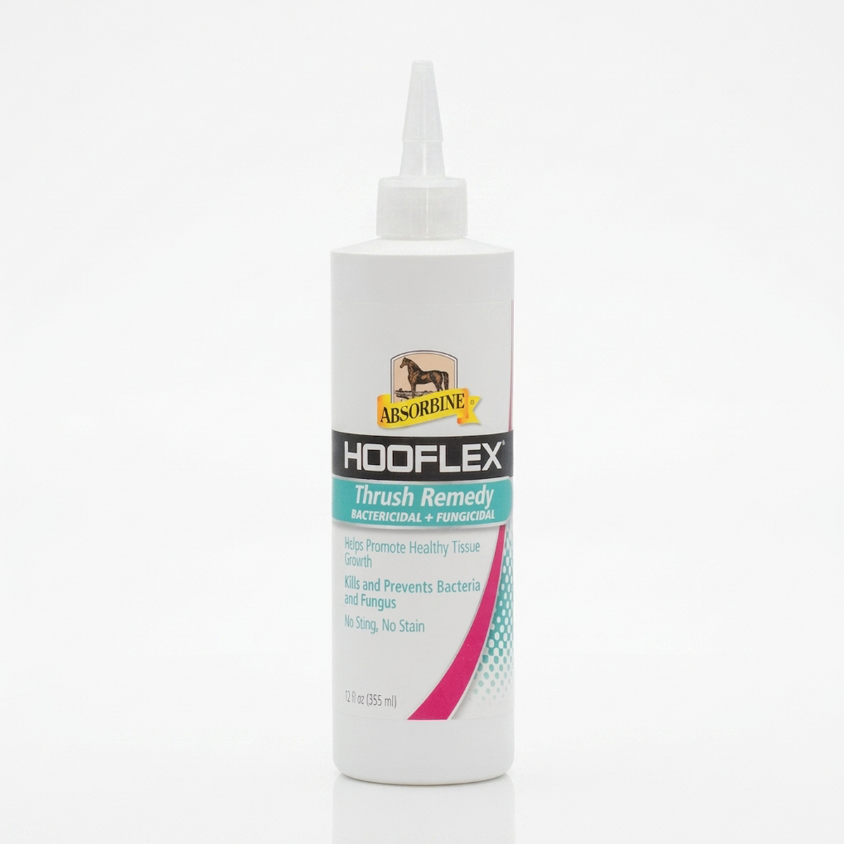 Envase de Hooflex Thrush Remedy de Absorbine con aplicador, tratamiento de ranilla podrida de 12 onzas
