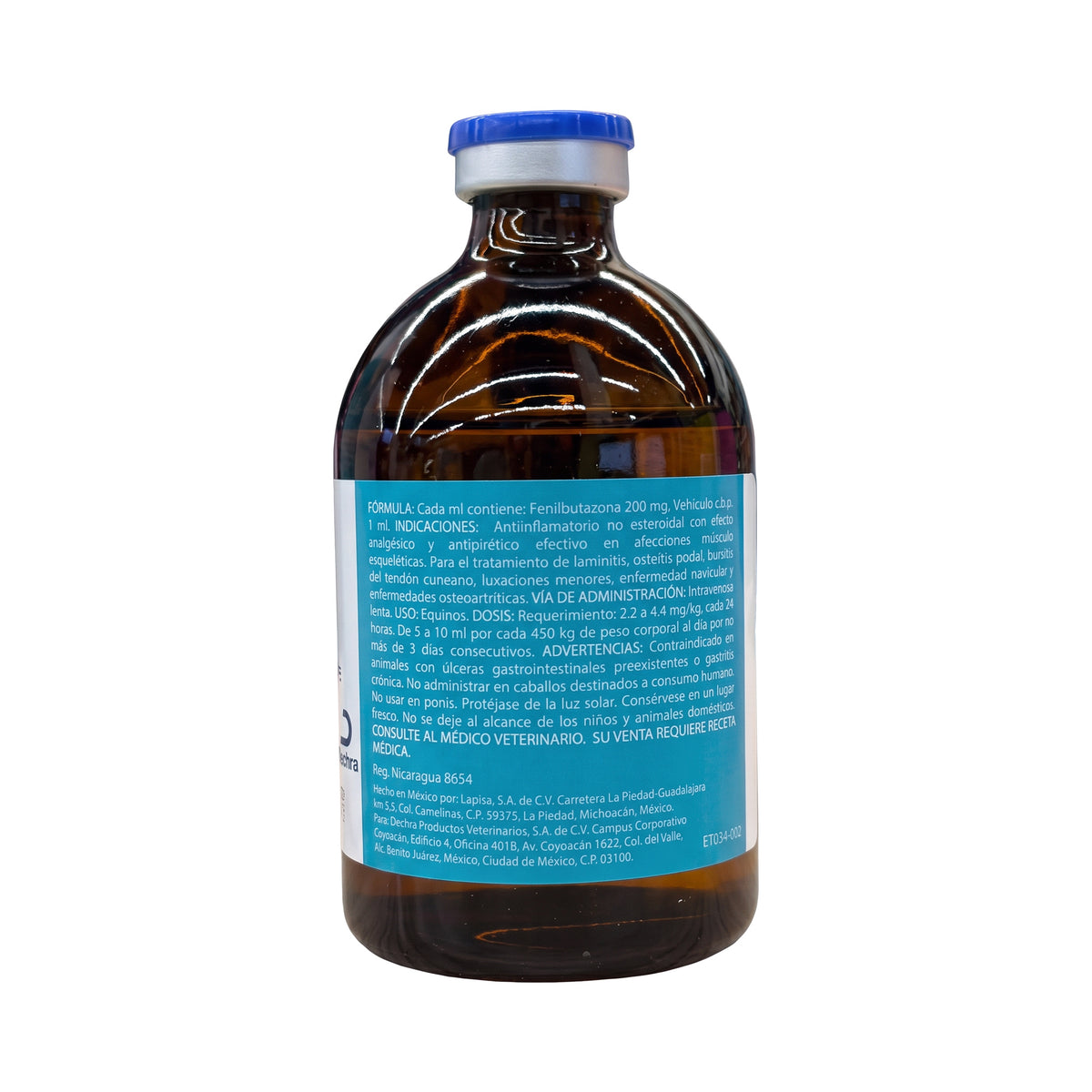 DANEZONA 100 ML (FENILBUTAZONA 200 mg/ml)