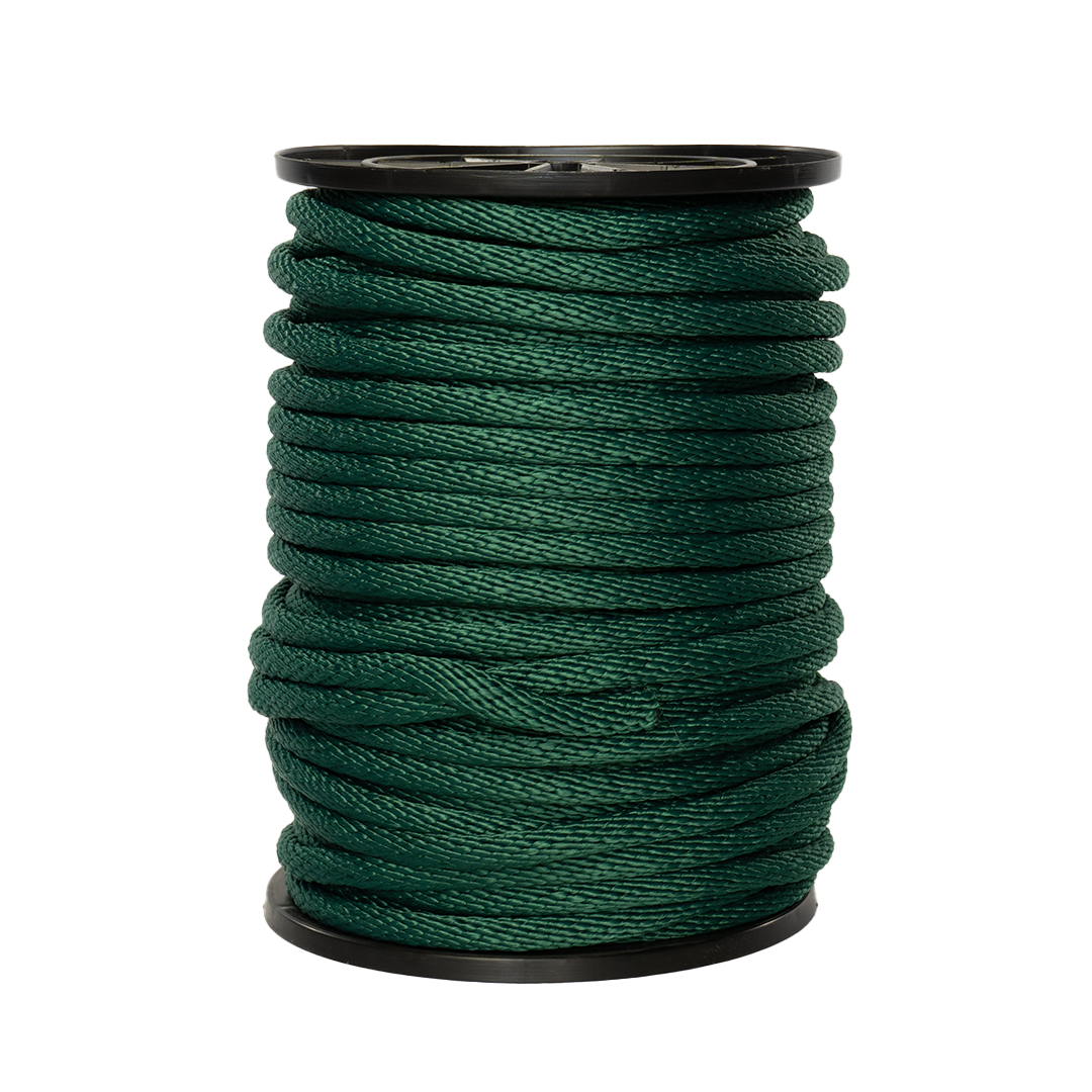 Carrete de 10 kg de cuerda Derby ST 5/8" Conatex color hunter