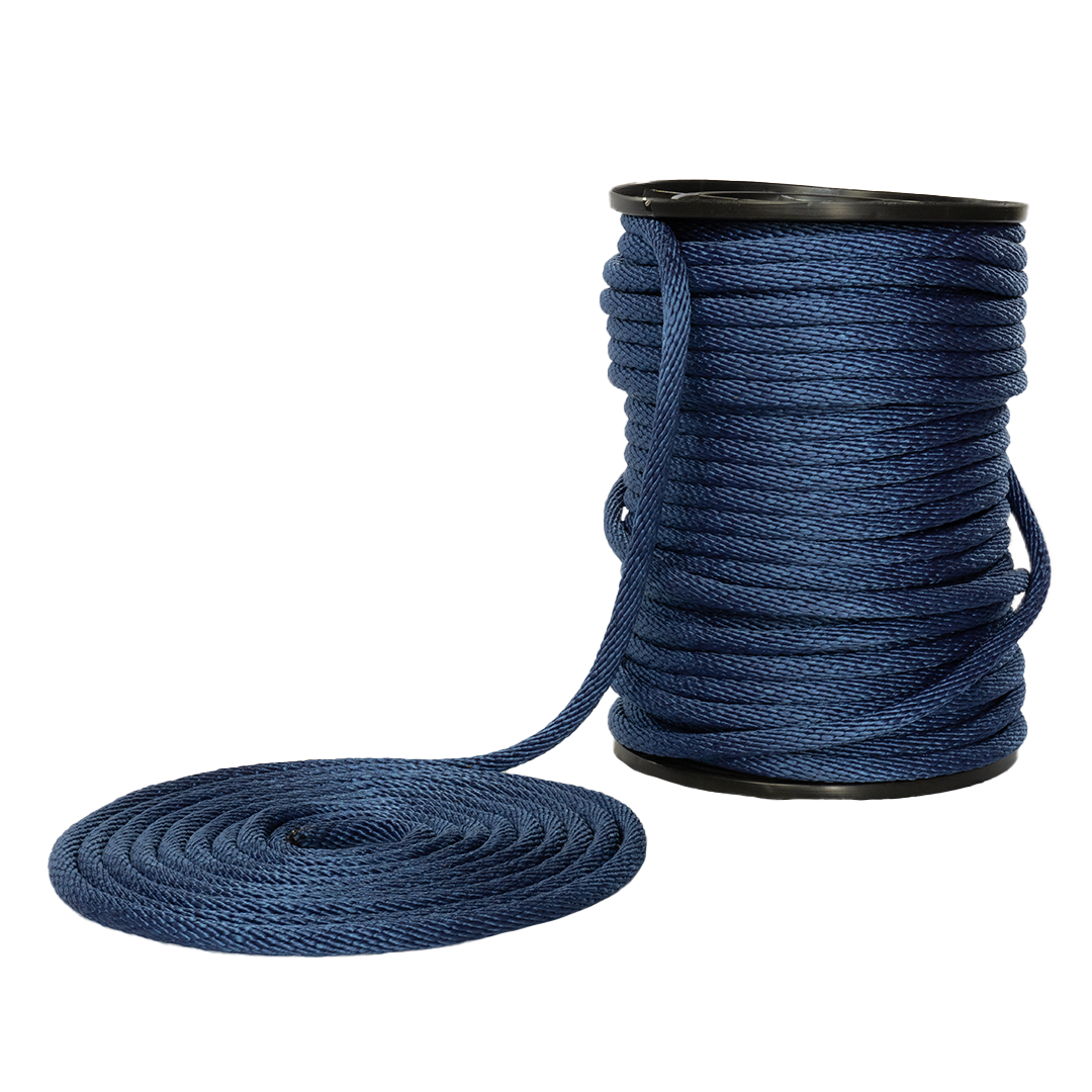 Carrete de 10 kg y rollo de cuerda Derby ST 5/8" Conatex color azul marino