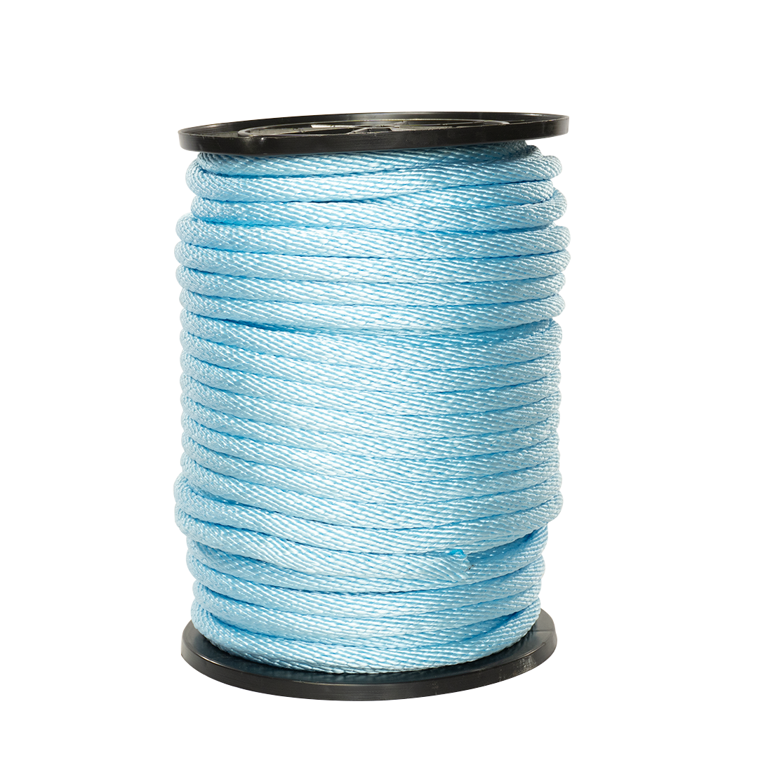 Carrete de 10 kg de cuerda Derby ST 5/8" Conatex color aqua