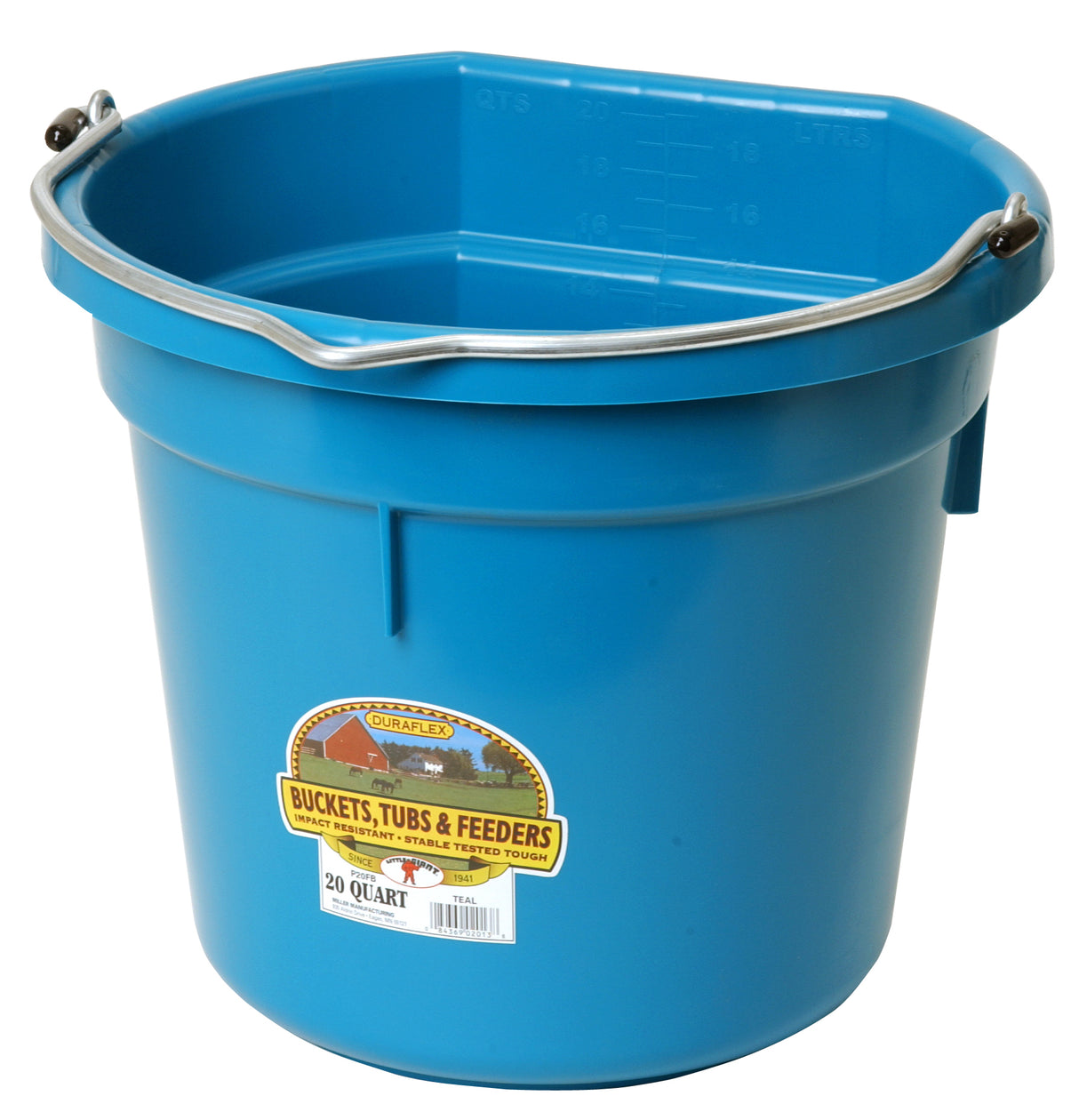 TINA LADO PLANO 20 QT FLAT BACK PLASTIC BUCKET