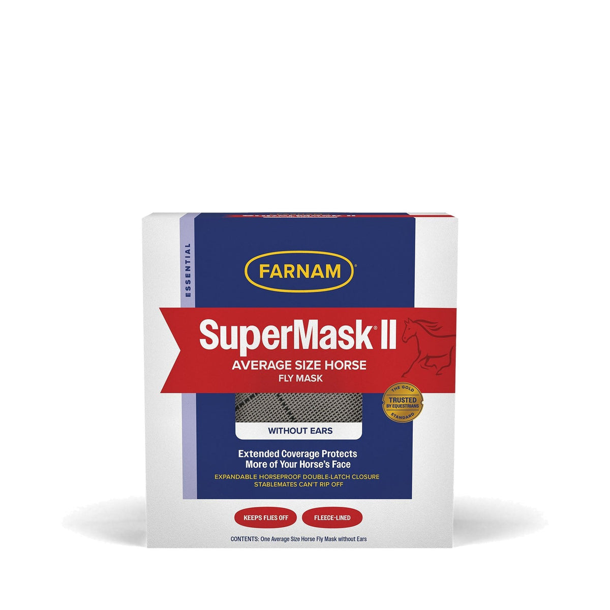 MASCARA CONTRA MOSCAS PARA EQUINOS SIN OREJERAS SUPERMASK II