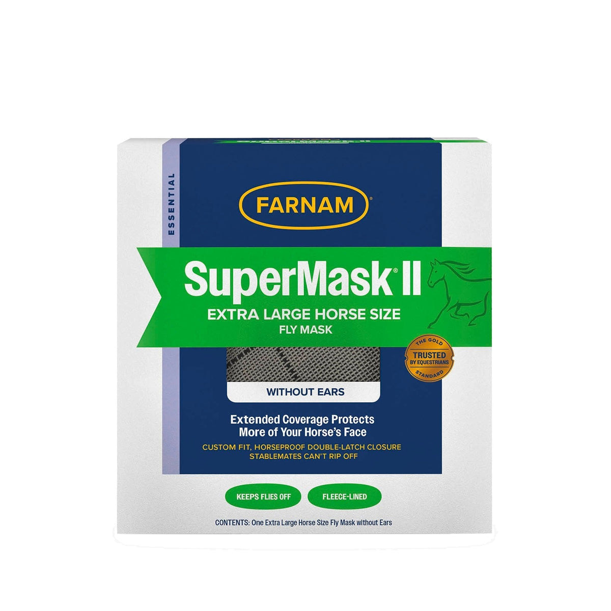 MASCARA CONTRA MOSCAS PARA EQUINOS SIN OREJERAS SUPERMASK II