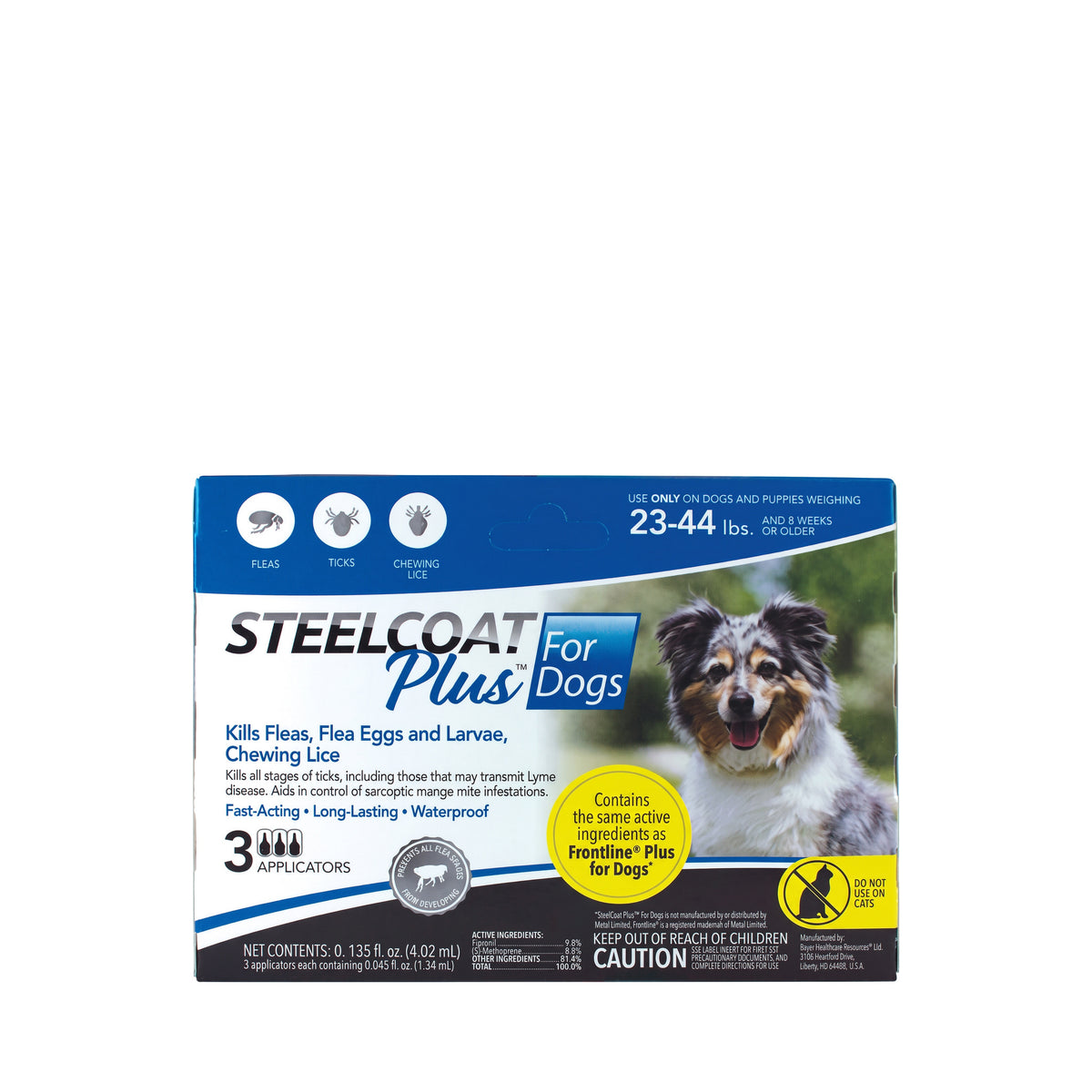 STEELCOAT PLUS PARA PERROS (CON 3 DOSIS)