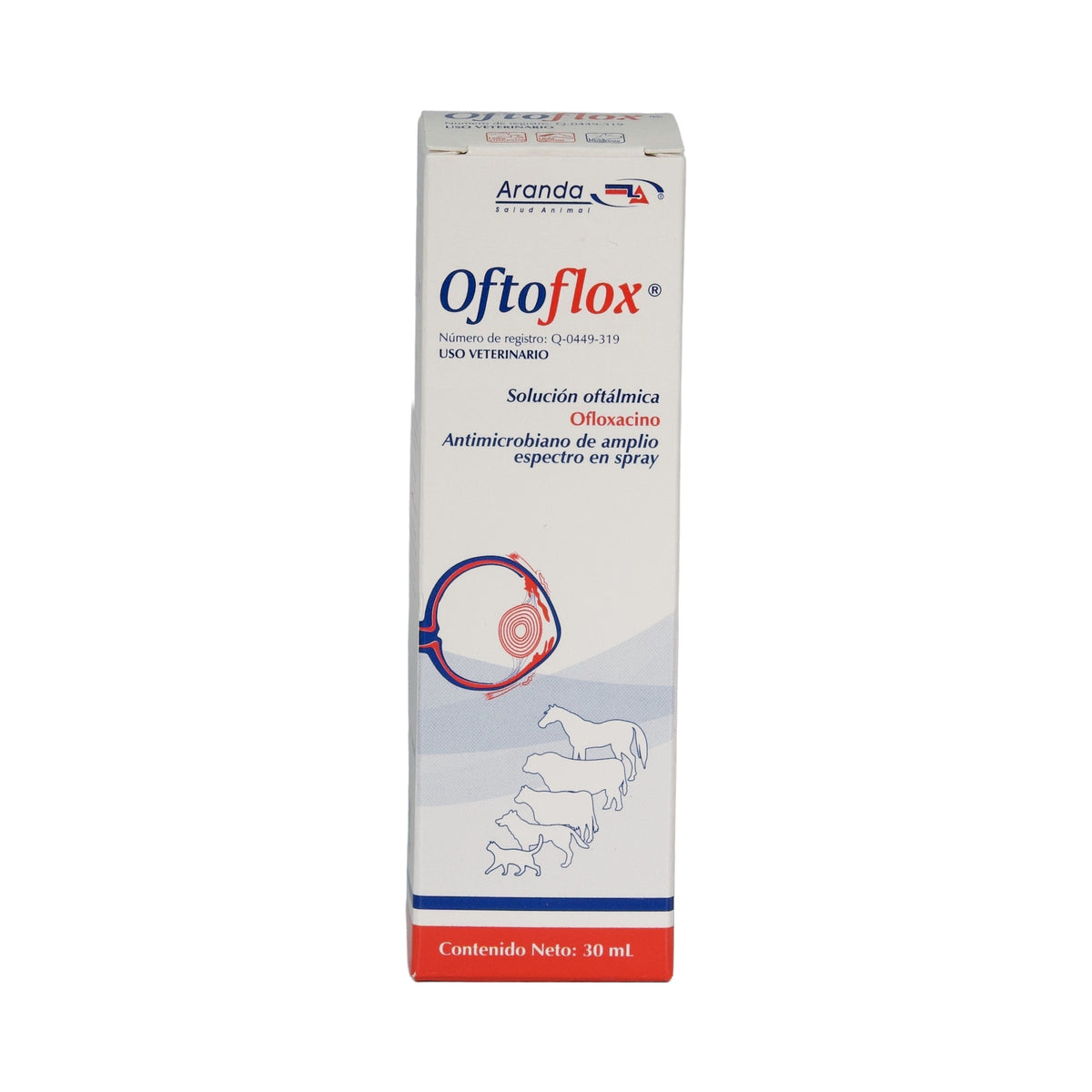 OFTOFLOX SOLUCION OFTALMICA 30 ML (OFLOXACINO)