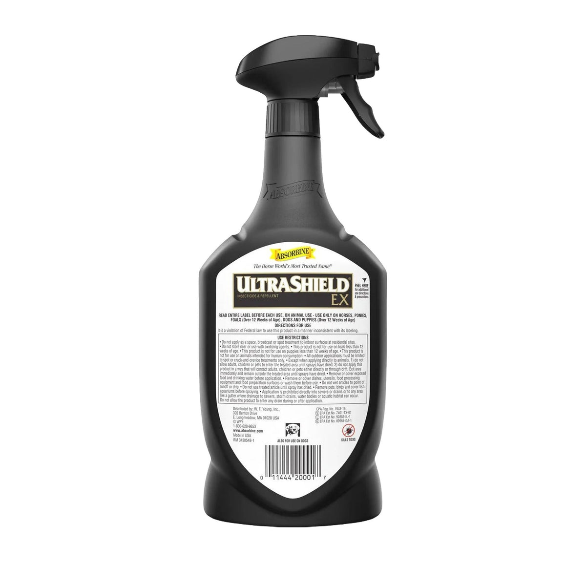 ULTRASHIELD EX NEGRO INSECTICIDA Y REPELENTE ABSORBINE