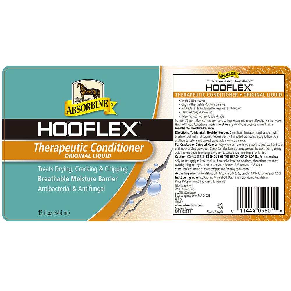HOOFLEX LIQUIDO ACONDICIONADOR CON CEPILLO 15 ONZAS ABSORBINE
