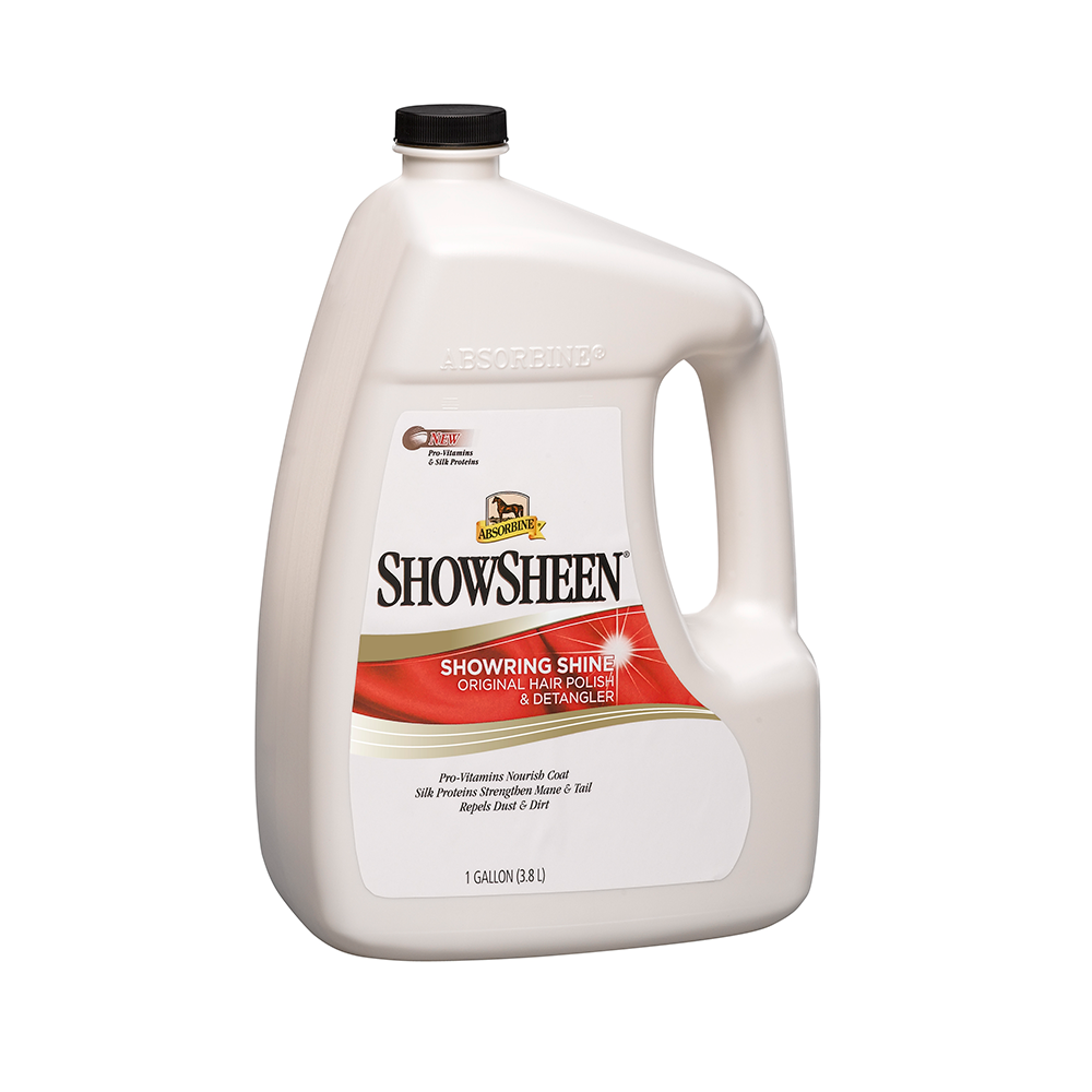 SHOWSHEEN POLISH PARA CRINES & DESENRREDANTE ABSORBINE (GALON)