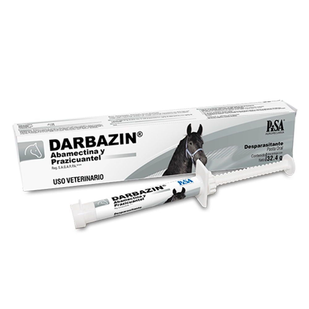 DARBAZIN 32.4 GRMS PASTA DESPARASITANTE ABAMECTINA Y PRAZIQUANTEL