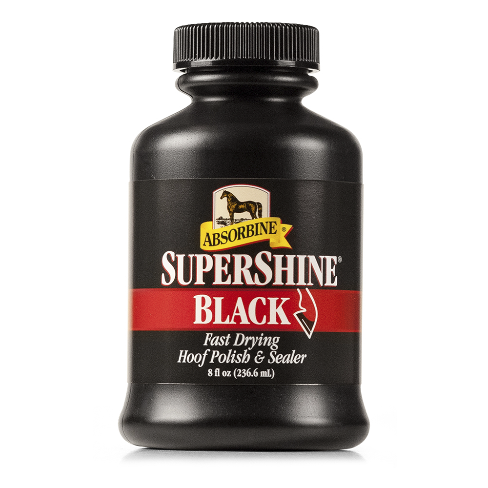 SUPERSHINE POLISH PARA CASCOS BLACK (NEGRO) ABSORBINE 8 ONZAS