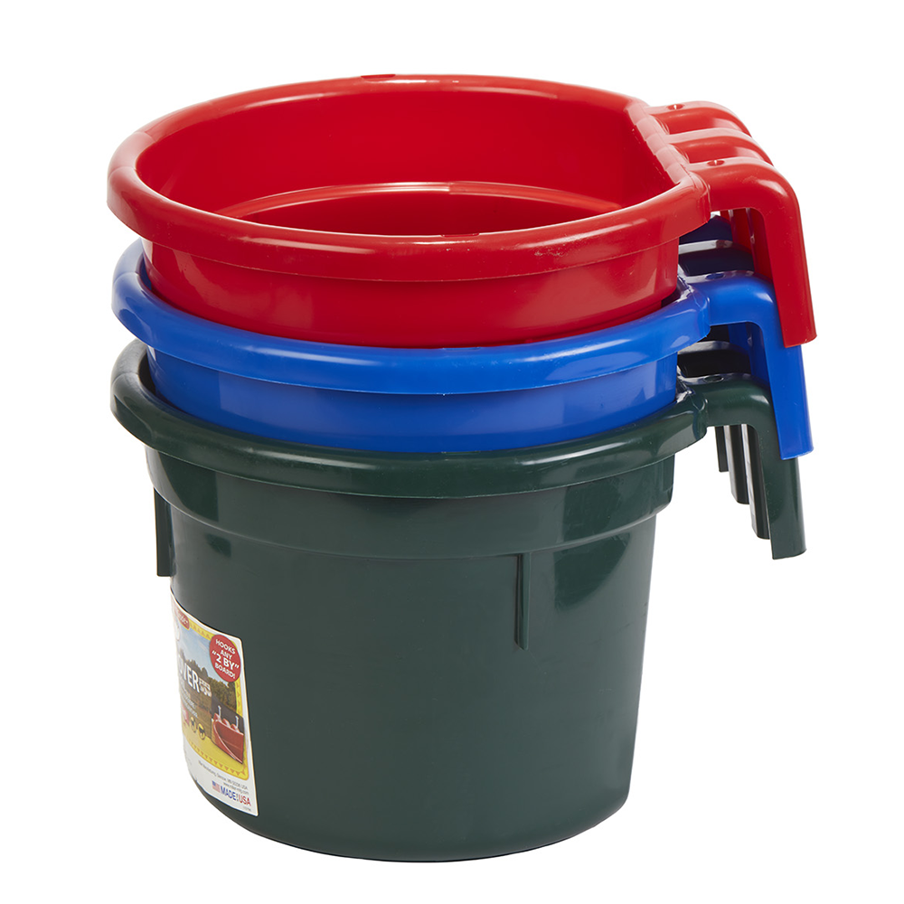 TINA DE PLASTICO 8 QT CON PESTAÑA ROJA CPHRED