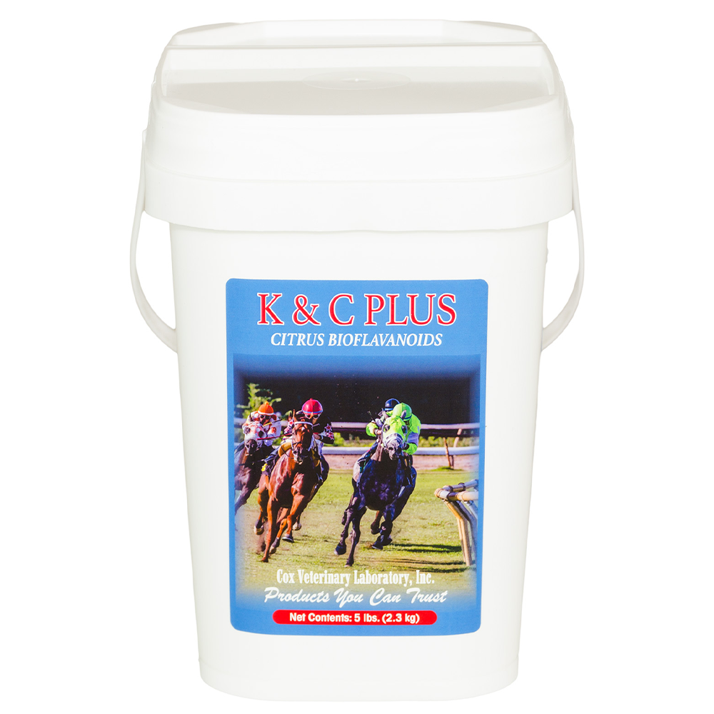 K & C PLUS 5 LBS ( BIOFLAVANOIDES CÍTRICOS ) Remedio en polvo p / caballos sangradores