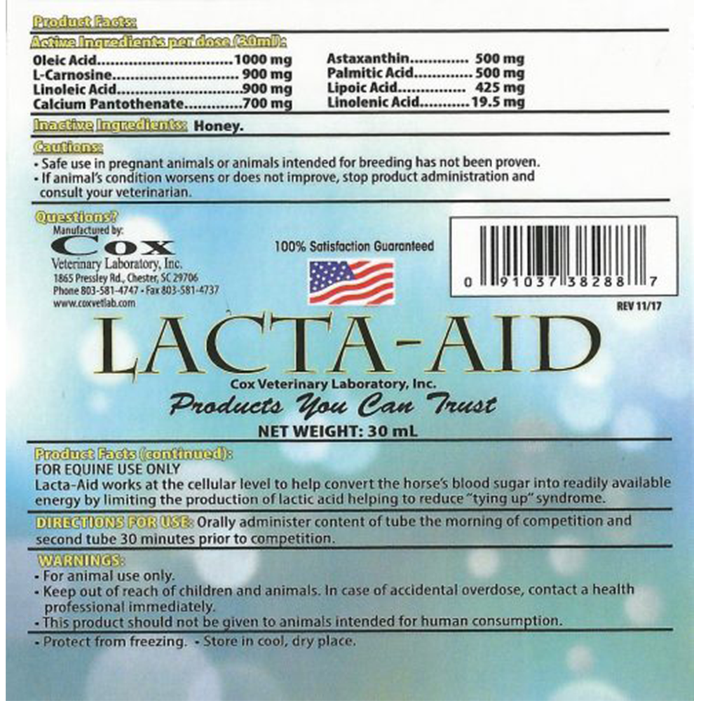 LACTA-AID POLVO 1 ONZA ( PAQUETE)