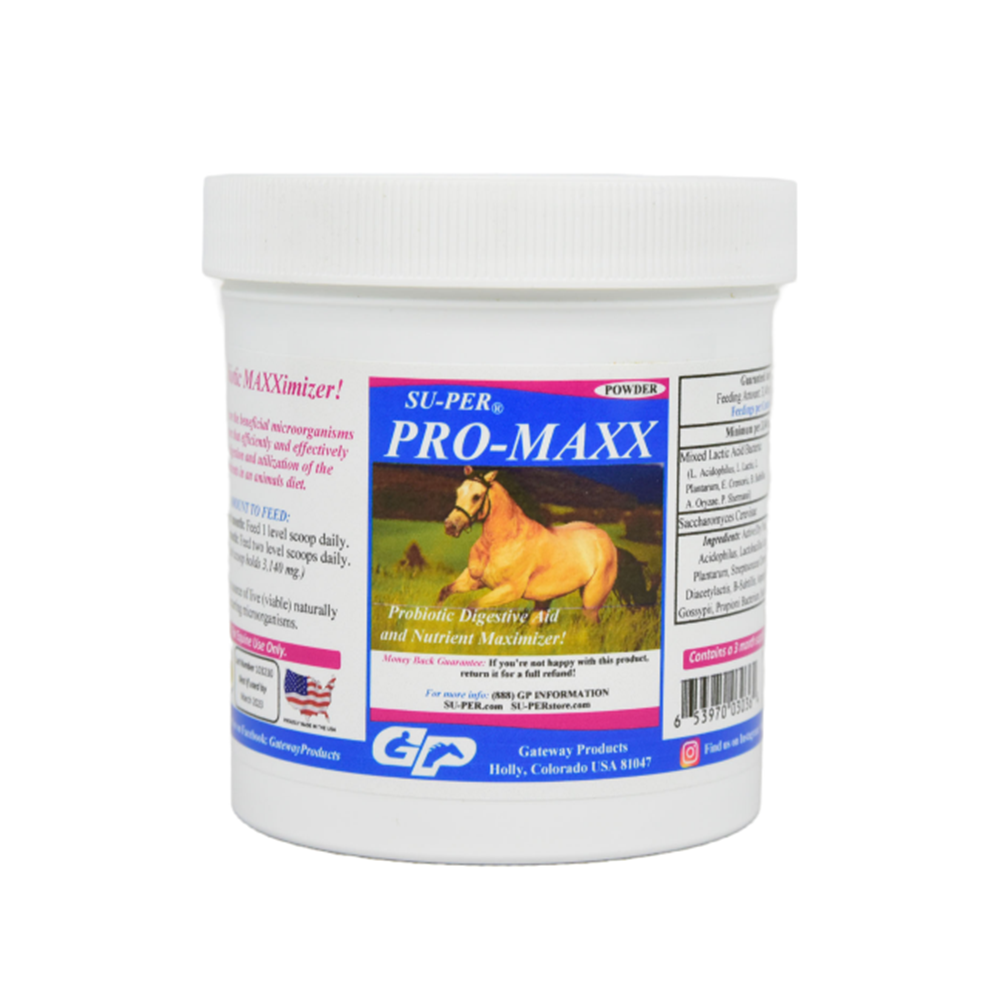 SUPER PRO-MAXX 10 0NZAS (PROBIOTICOS PARA CABALLOS)