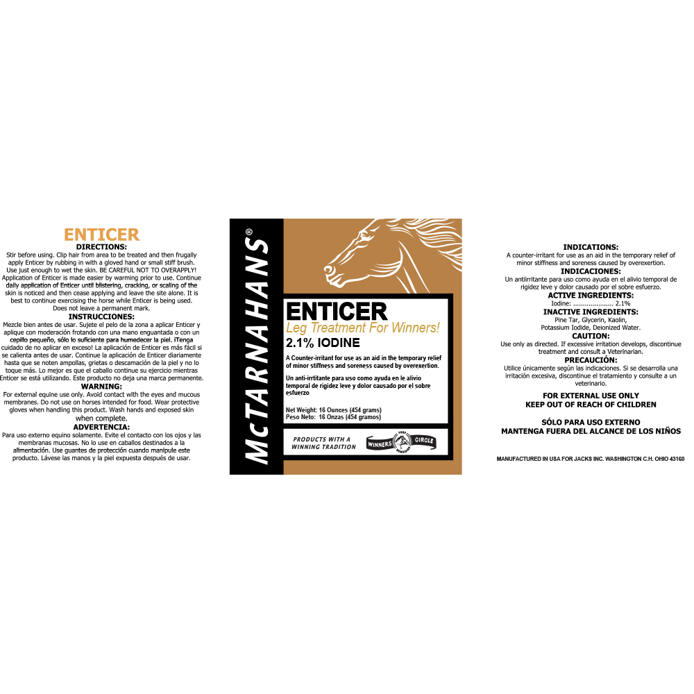 MCTARNAHANS ENTICER 1 LB