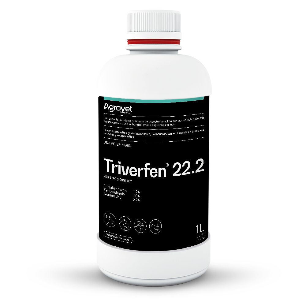 TRIVERFEM 22.2 ML SUSPENSION ORAL 1 LITRO