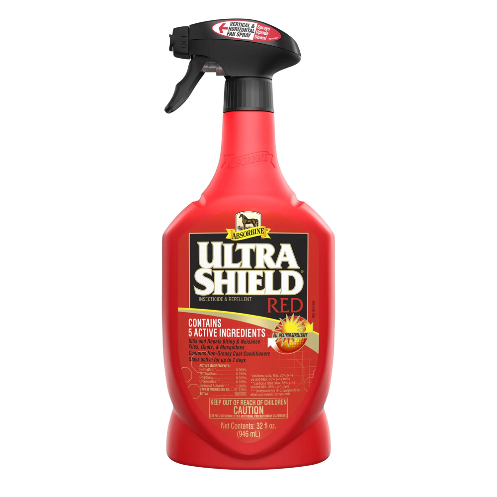 ULTRASHIELD ROJO INSECTICIDA Y REPELENTE ABSORBINE 32 OZ