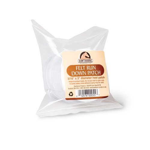 PARCHES ADHESIVOS CIRCULARES PARA CABALLOS DE 3" x 1/8" PAQUETE CON 12