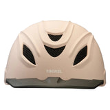 Casco de equitación Troxel Intrepid acabado Rosa, vista frontal superior con las ventilas