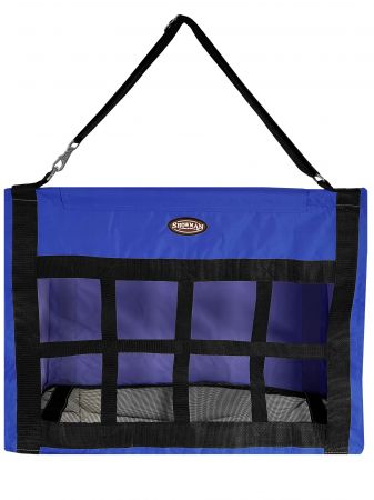 SHOWMAN HEAVY DUTY CORDURA HAY FEEDER WITH BAR TOP (BOLSA DE ZACATE)