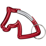 LLAVERO MOSQUETÓN FORMA CABEZA CABALLO