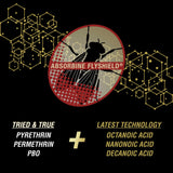 Tecnología FlyShield de UltraShield Gold, la más avanzada de Absorbine en repelencia de insectos