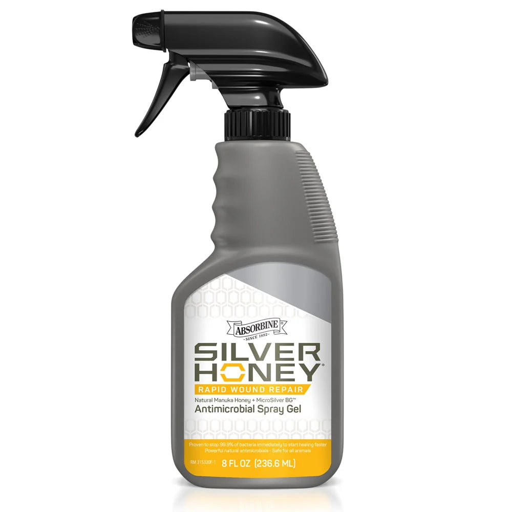 Envase de Silver Honey Vet Strength Scratches Spray de Absorbine de 6 onzas