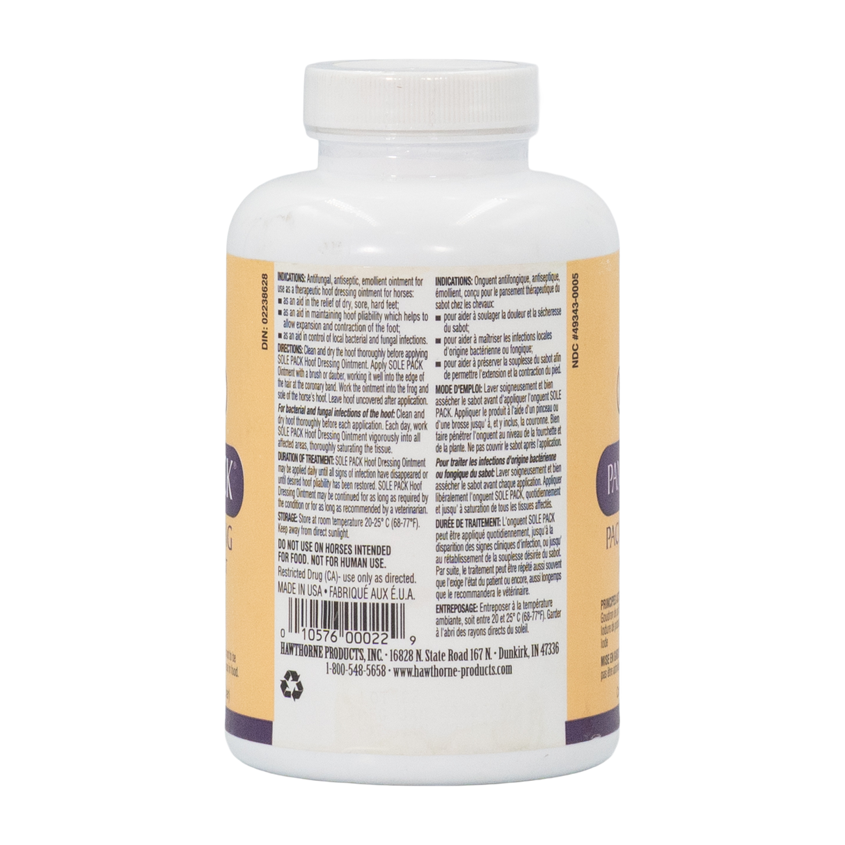 SOLE PACK MEDICATED HOOF DRESSING LIQUID 16 OZ
