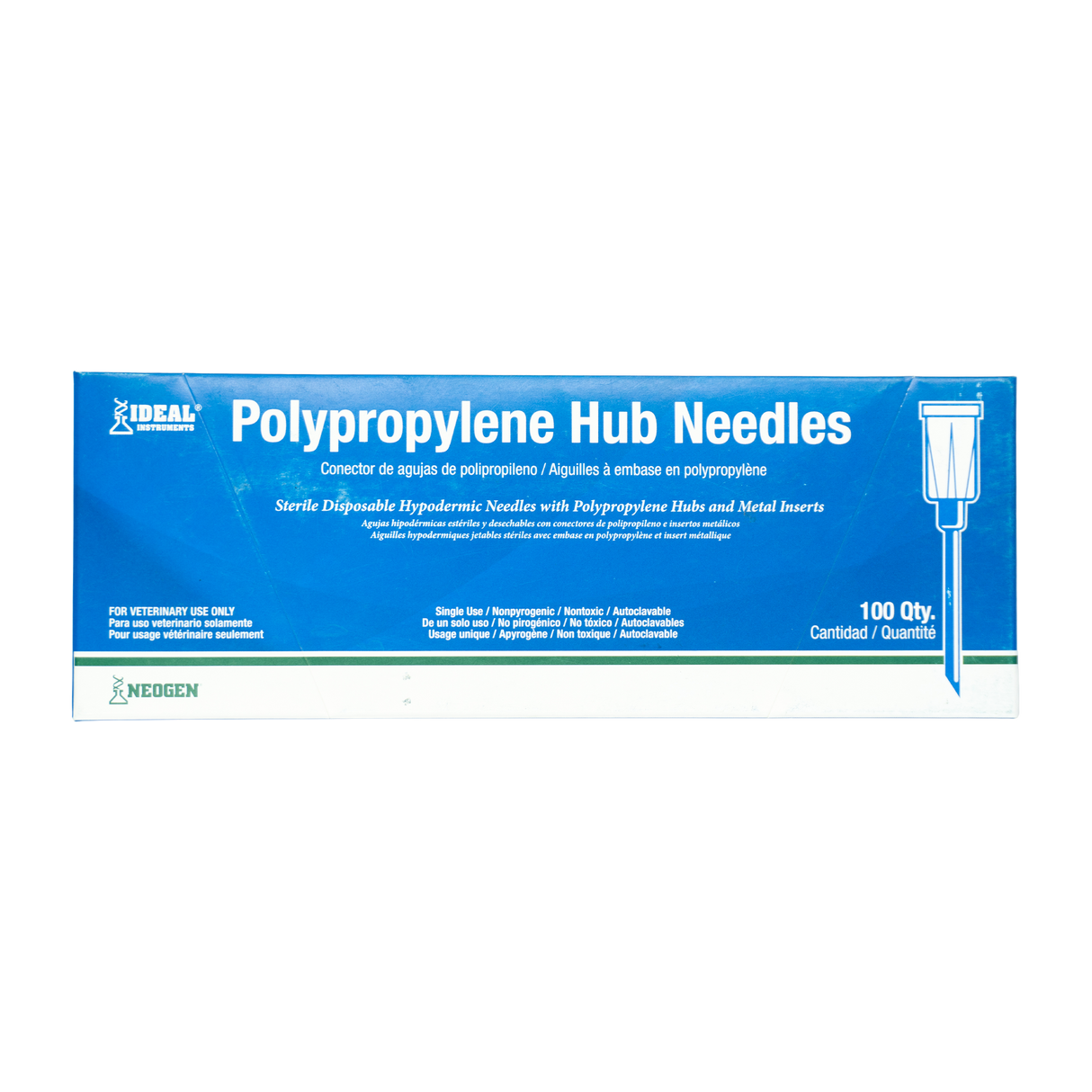 AGUJA DESECHABLES 16G x 1 1/2 (38) SOPORTE DE POLIPROPILENO 100/CAJA
