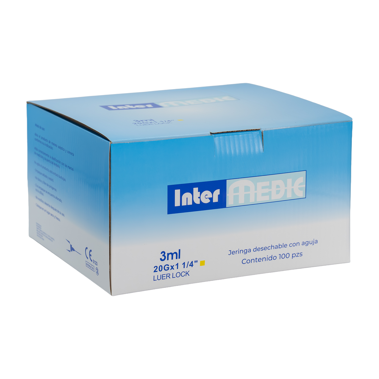 JERINGA ESTERIL VETERINARIO CON AGUJA (INTERZENDA) POR CAJAS