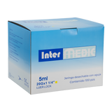 JERINGA ESTERIL VETERINARIO CON AGUJA (INTERZENDA) POR CAJAS