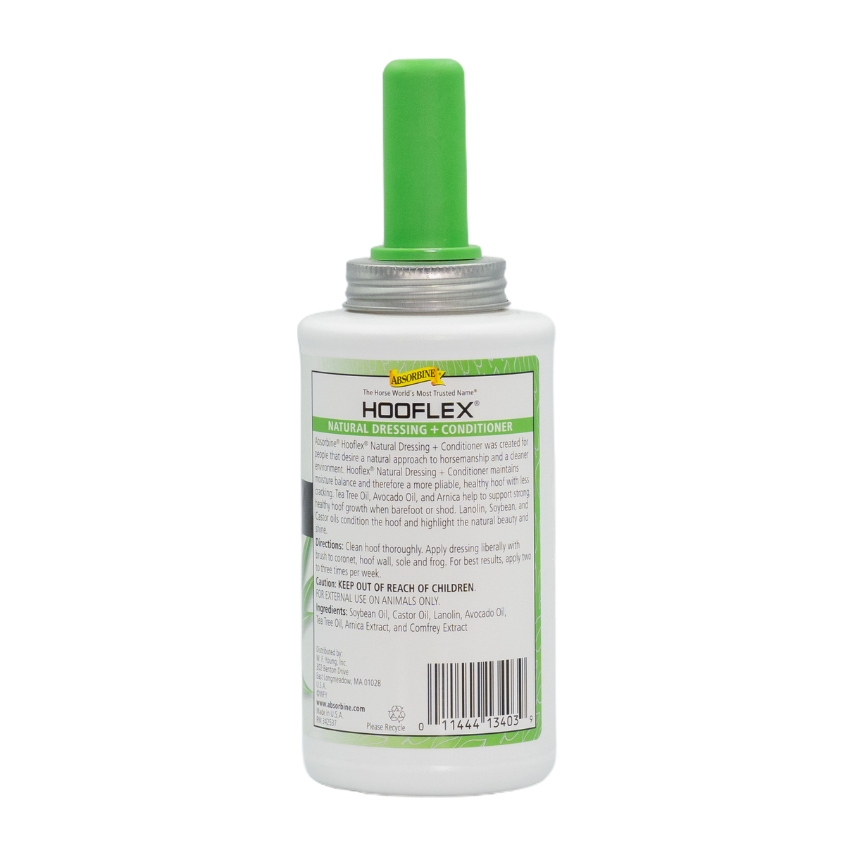 HOOFLEX ACONDICIONADOR TOTALMENTE  NATURAL CON CEPILLO 15 OZ ABSORBINE